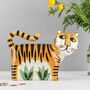 Handmade Ceramic Tiger Money Bank, thumbnail 1 of 3