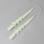 G Decor Mint Set Of Two Hand Dipped Dinner Candles, thumbnail 3 of 3