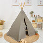 Personalised Pastel Green Folklove Teepee Tent, thumbnail 2 of 5
