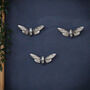 Silver Bee Wall Ornament, thumbnail 4 of 5