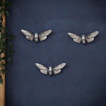 Silver Bee Wall Ornament, 4 of 5