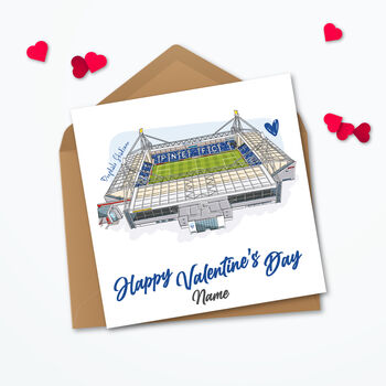 Valentines Preston North End Personalised Card, 2 of 5