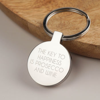 Personalised Keyring. Key To Happiness, 2 of 2