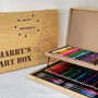 Personalised Child's Wooden Art Box, thumbnail 9 of 11