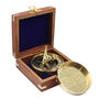 Personalised Signature Sundial Compass With Wooden Box, thumbnail 5 of 12