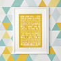 Personalised First Dance Song Print, thumbnail 4 of 8
