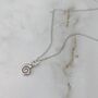 The Ammonite Necklace, Sterling Silver, thumbnail 3 of 4