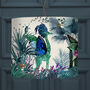 Tropical Giraffes Lampshade Blue And Green Giraffes, thumbnail 9 of 12