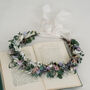 Violet Flower Crown Lilac And White Dried And Preserved Wedding Headband, thumbnail 4 of 4