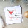 Personalised Cocktail Christmas Card, thumbnail 2 of 4