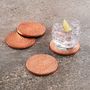 Copper, Gold And Silver Hammered Drinks Coasters, thumbnail 1 of 6