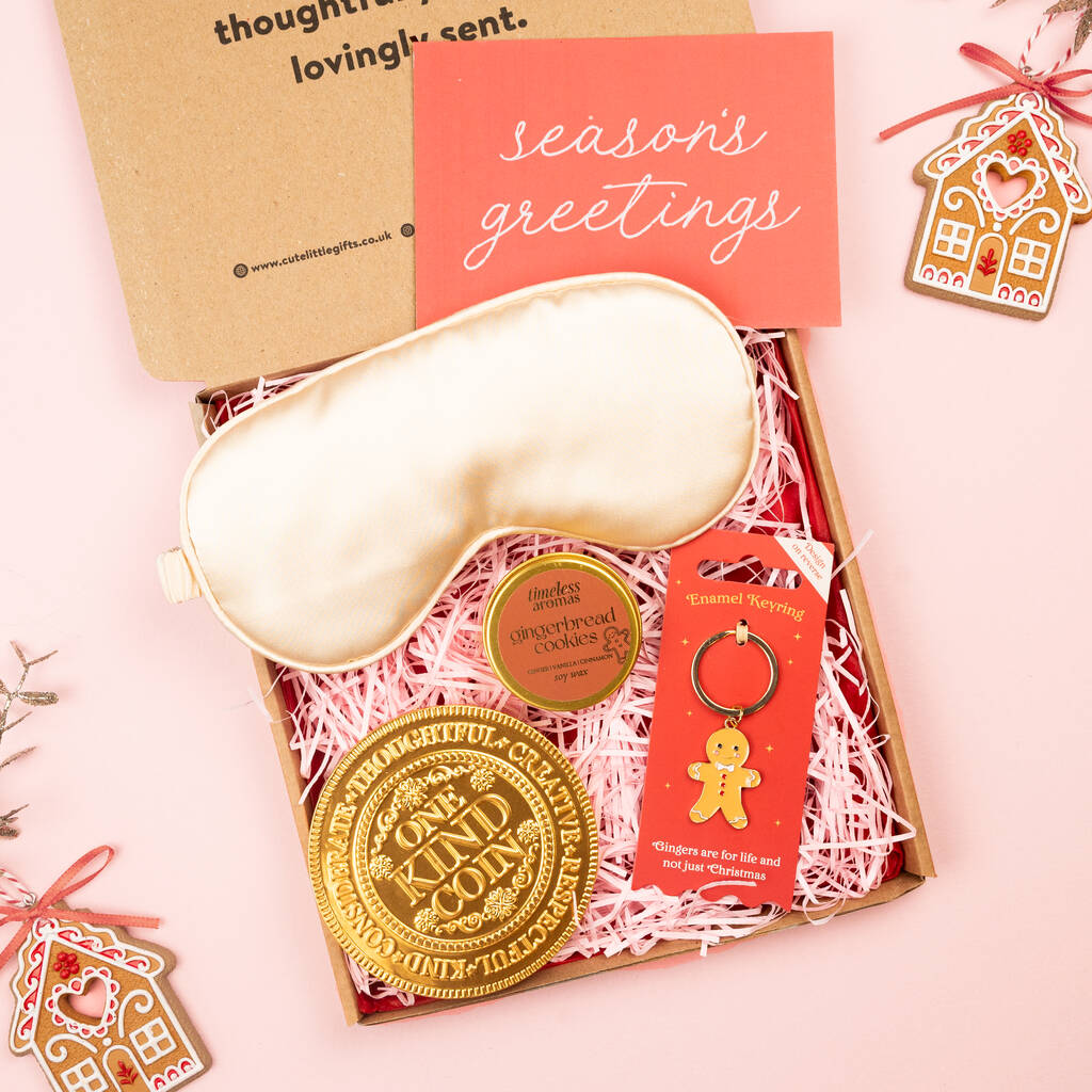 Gingerbread Christmas Mini Letterbox Gift, 1 of 1