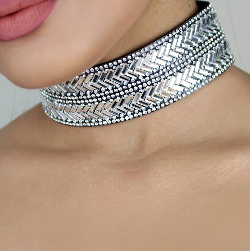 Aztec Stone Choker Necklace By Isabella Charm