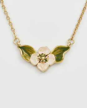 Poppy Anemone Gold Chain Necklace, 4 of 8
