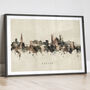 Exeter Skyline Cityscape Black White, thumbnail 12 of 12