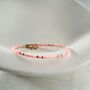 Natural Pink Coral Bracelet, thumbnail 3 of 7