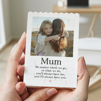 Personalised Mum Photo Block Keepsake, 'Always Have You' Birthday And Mother's Day Gift, 7 of 12