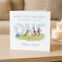 1st Birthday Card Personalised For Boy, thumbnail 1 of 6