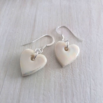 Handmade Heart Dangle Earrings, 5 of 5