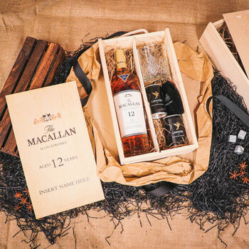 Personalised Macallan 12 Whisky Gift Set, 4 of 5