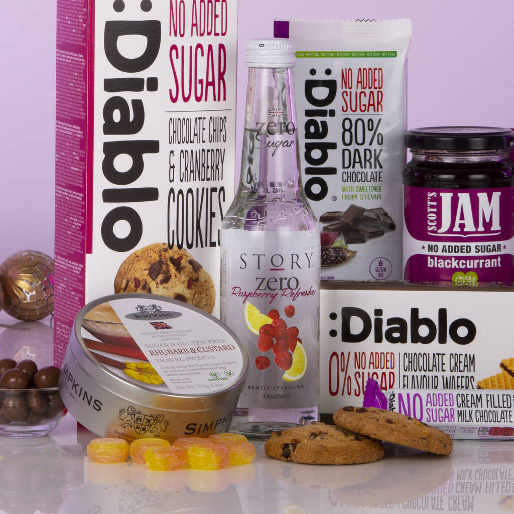 Lovingly Low Sugar Hamper Gift By Virginia Hayward