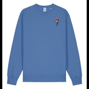 Organic Cotton Embroidered Parrot Sweatshirt, 4 of 12