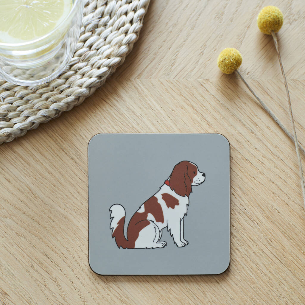 King Charles Cavalier Spaniel Coaster, 1 of 2