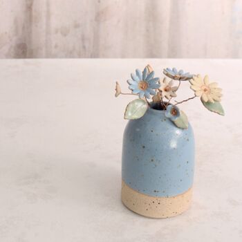 Large Blue And White Ceramic Flower Bouquet, 2 of 9