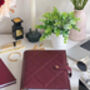 Vegan Leather A5 Ring Binder Planner | Chocolate Burgundy, thumbnail 2 of 7