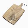 Personalised Highland Cow Engraved Acacia Serving Board, thumbnail 1 of 3