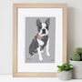 Personalised Hand Drawn Pet Dog Portrait, thumbnail 7 of 11