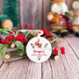 Custom Ceramic Christmas Gift Ornament For Baby's, thumbnail 4 of 7