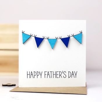 Father's Day Bunting Card, 2 of 2