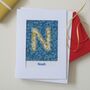 Gold Initial Card, thumbnail 1 of 7