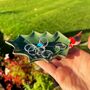 Ceramic Holly Trinket Dish, thumbnail 2 of 5