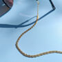 Gold Plated Mariner Link Sunglasses Chain, thumbnail 5 of 6