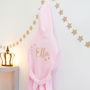 Childrens Fleece Personalised Glitter Robe, thumbnail 1 of 1