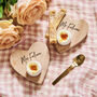 Valentine's Day Wooden Heart Egg Cup, thumbnail 2 of 7