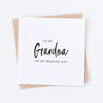 Granny Wedding Bridal Card, 3 of 7