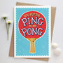 Ping Pong Love Card, thumbnail 4 of 4