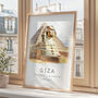 Cairo Egypt Travel Print Of The Great Pyramids At Giza, thumbnail 2 of 7