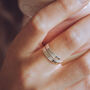 Adjustable Personalised Ring, thumbnail 3 of 6