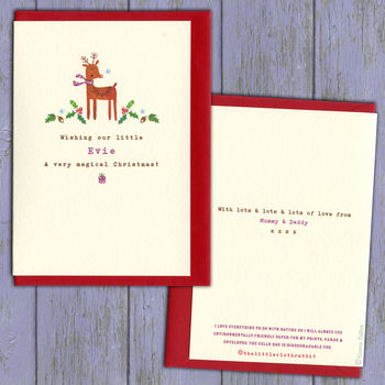 Baby's First Christmas Card Or Choose Your Wording, 10 of 12