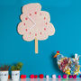 Candy Floss Glow In The Dark Clock, thumbnail 2 of 8