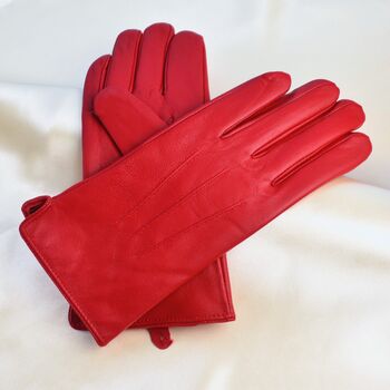 Personalised Monogrammed Leather Gloves, 3 of 8