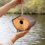 Personalised Grey Recycled Bird House, thumbnail 3 of 5