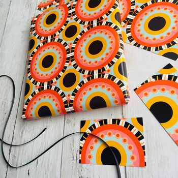 Geometric Circle Wrapping Paper, 4 of 5