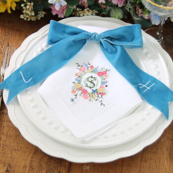 Personalised Velvet Bow – Perfect For Place Settings, 3 of 8