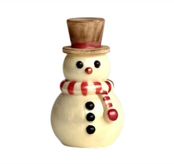 Solid Chocolate Top Hat Snowman, 4 of 5