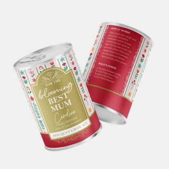 Best Mum Grow Your Own Flowers Birthday Tin, 3 of 4